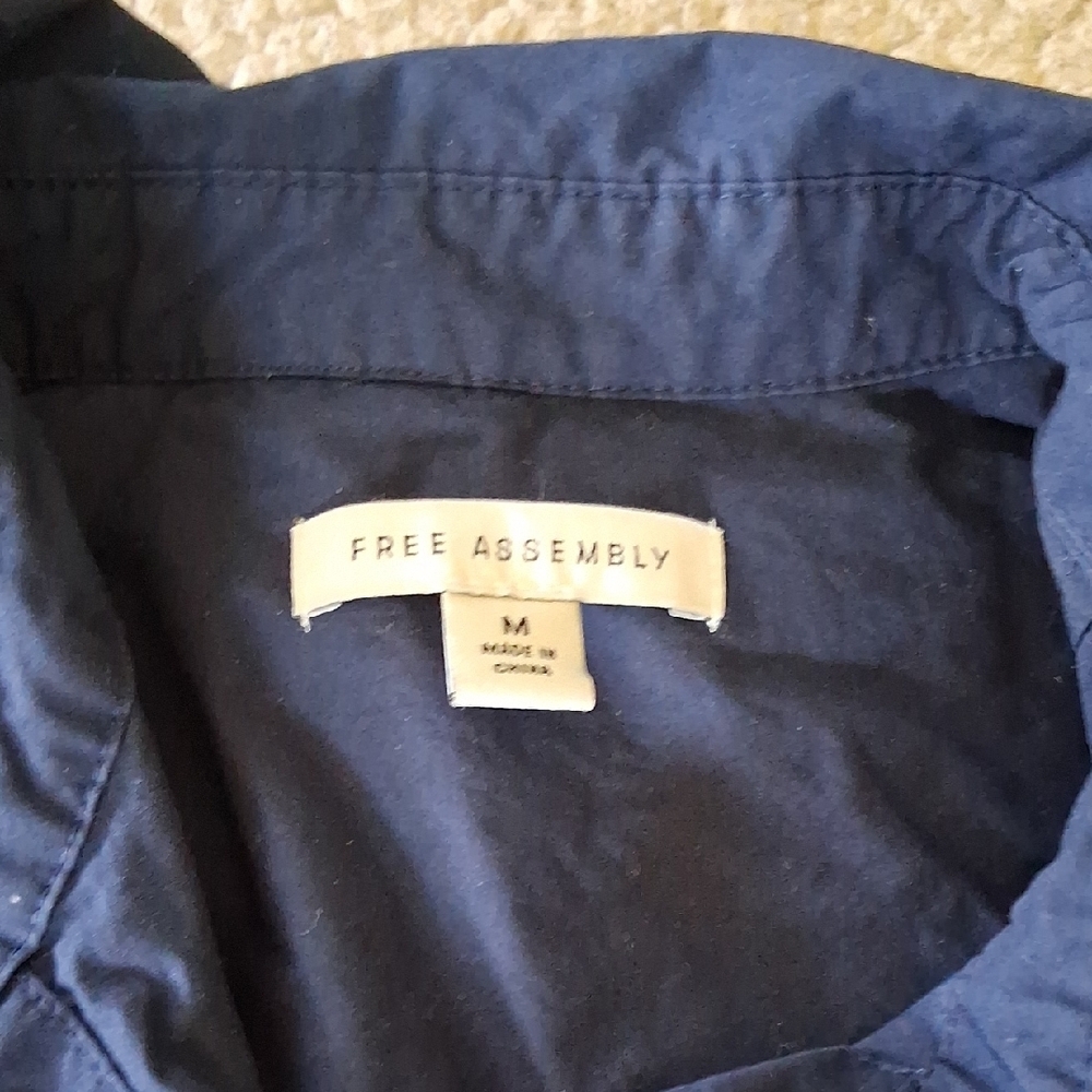 Chic Navy Button-Up Jumpsuit - image 3